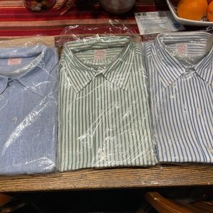 Brooks Brothers Men's Dress Shirts -3 different short sleeve button down shirts